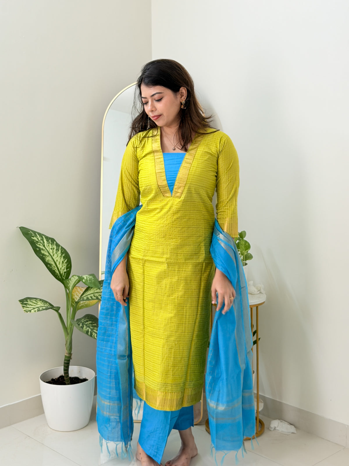 YADHANA ( LIME & BLUE )