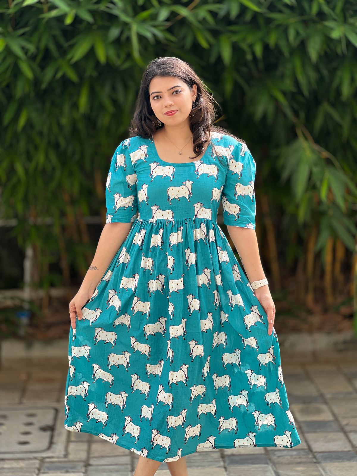 TEAL COW MAXI