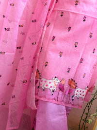GOKULAM KOTA SET - PINK