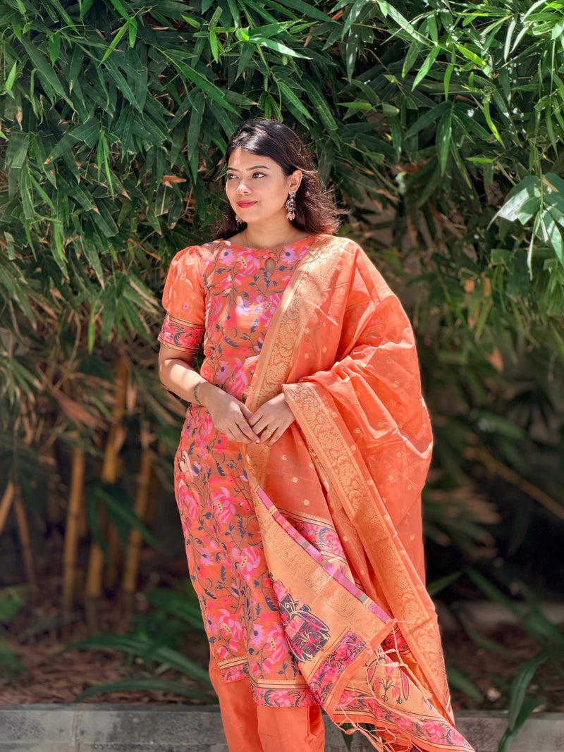 SITARA CHANDERI SET