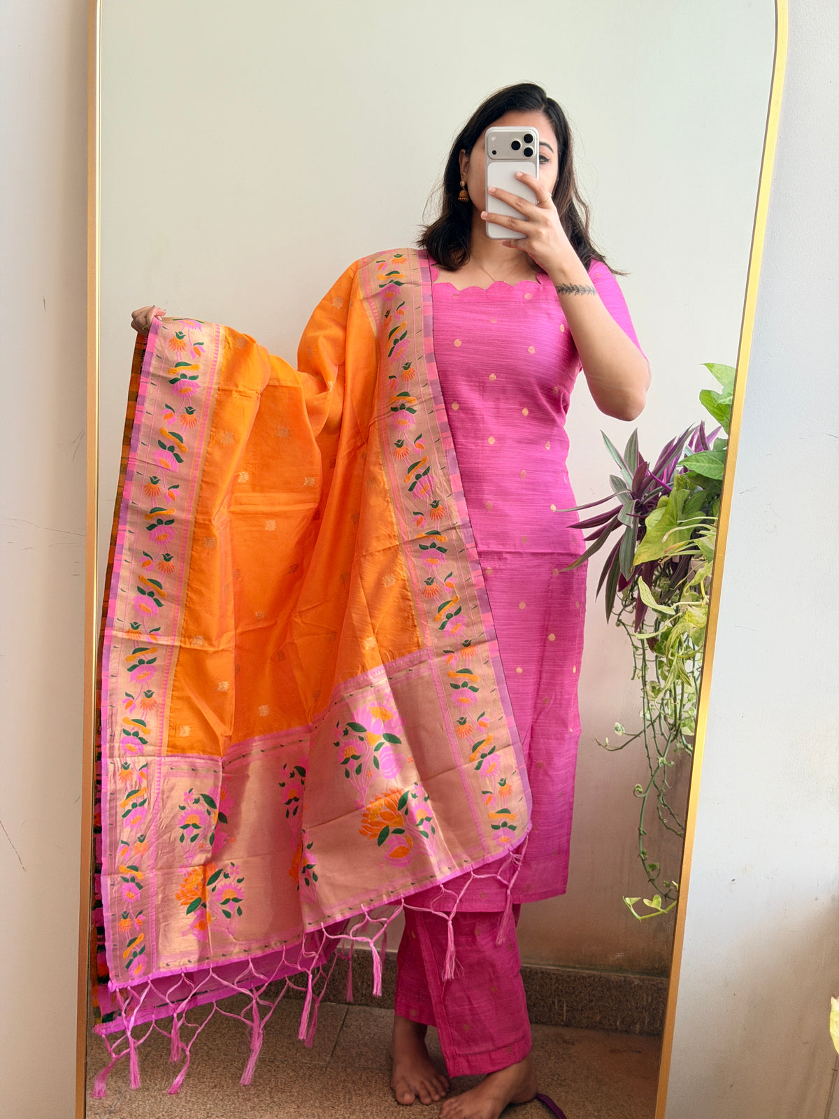 RASIKA ( PINK & YELLOW )