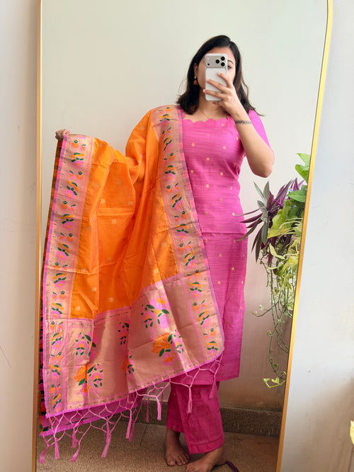 RASIKA ( PINK & YELLOW )