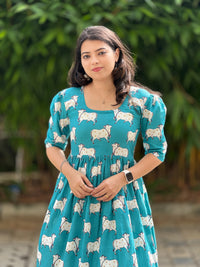 TEAL COW MAXI
