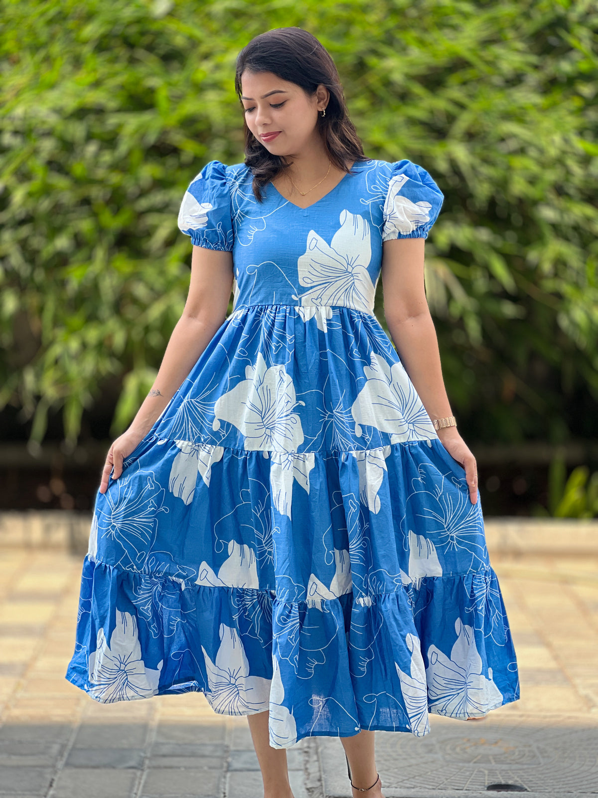 BLUE HIBISCUS MAXI