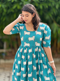 TEAL COW MAXI