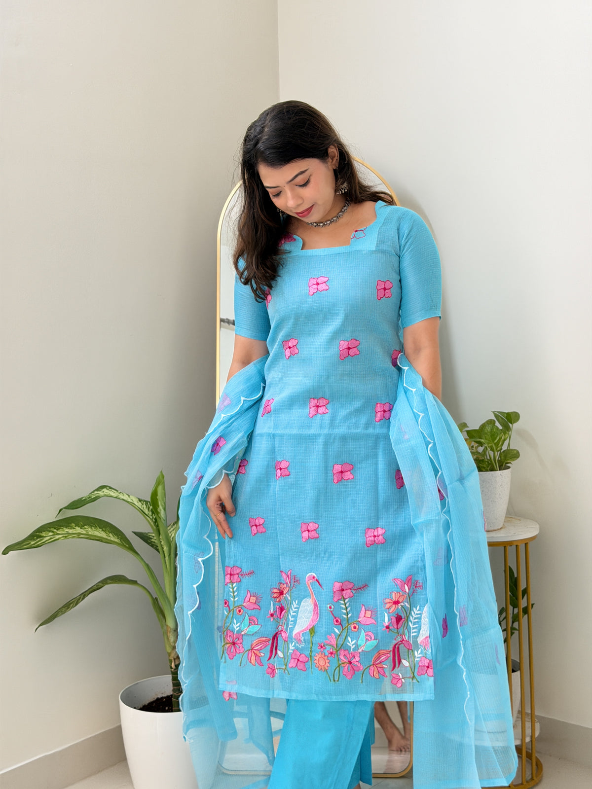 FLAMINGO BLOOM - BLUE