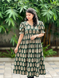 GREEN BUDDHA DRESS