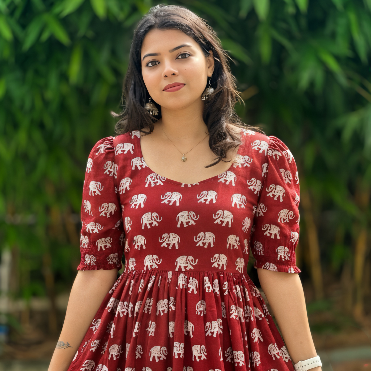 CRIMSON ELEPHANT MAXI