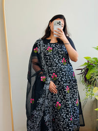 BLACK FLORAL KOTA