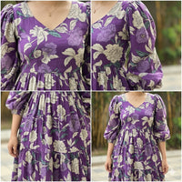 LILAC GARDEN DRESS