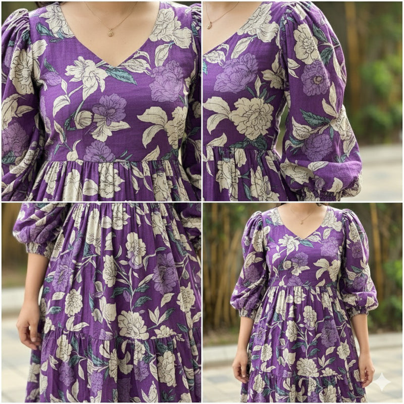 LILAC GARDEN DRESS
