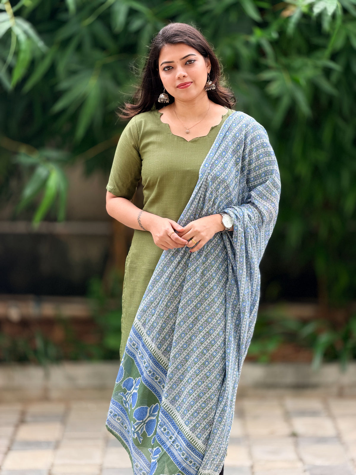 MEHANDHI MIST LINEN SET