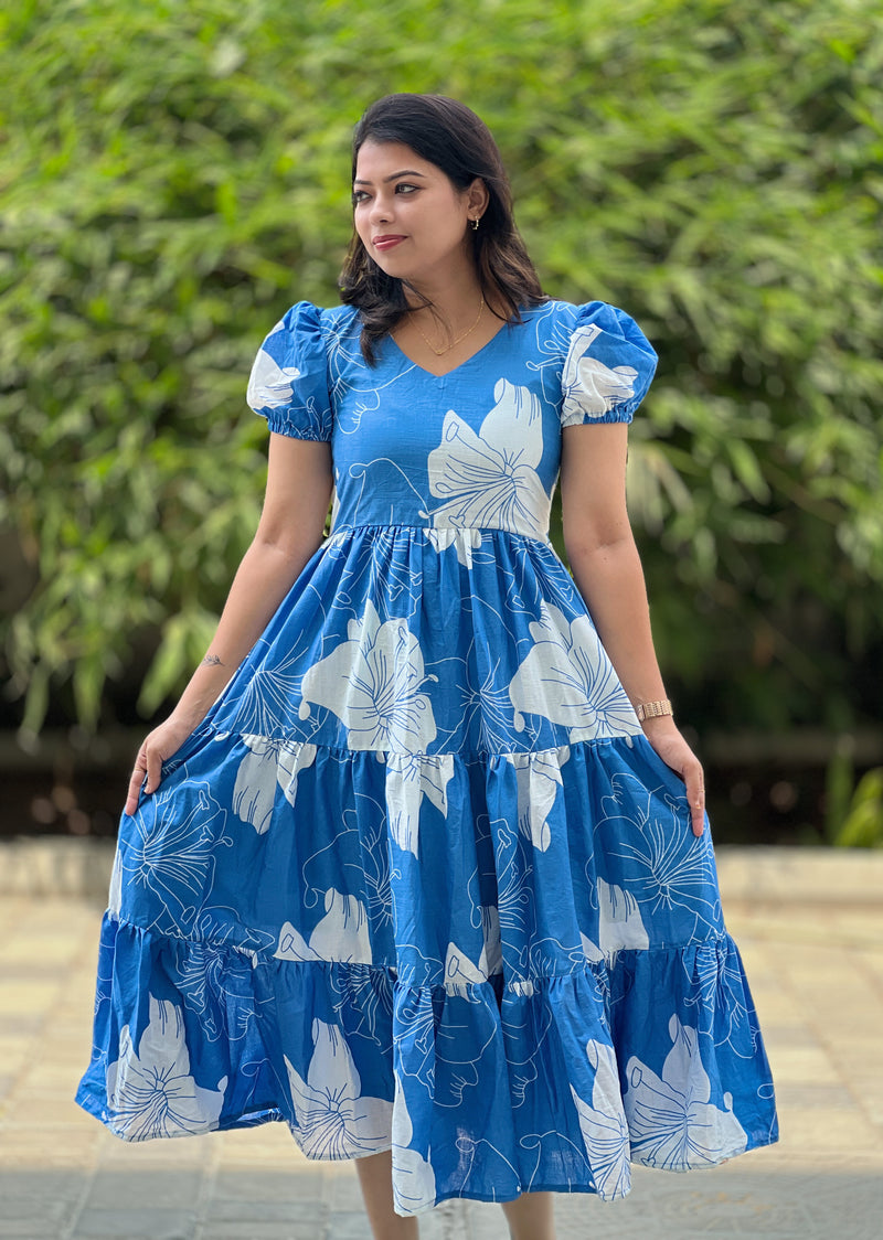 BLUE HIBISCUS MAXI