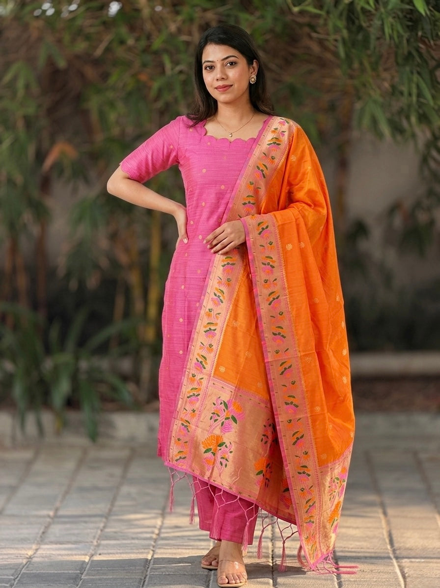 RASIKA ( PINK & YELLOW )