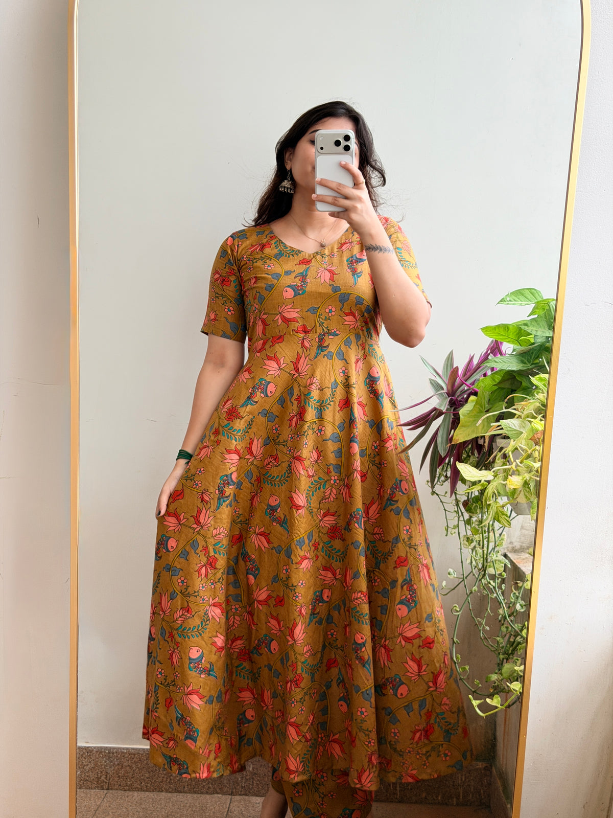 HONEY LOTUS ANARKALI SET