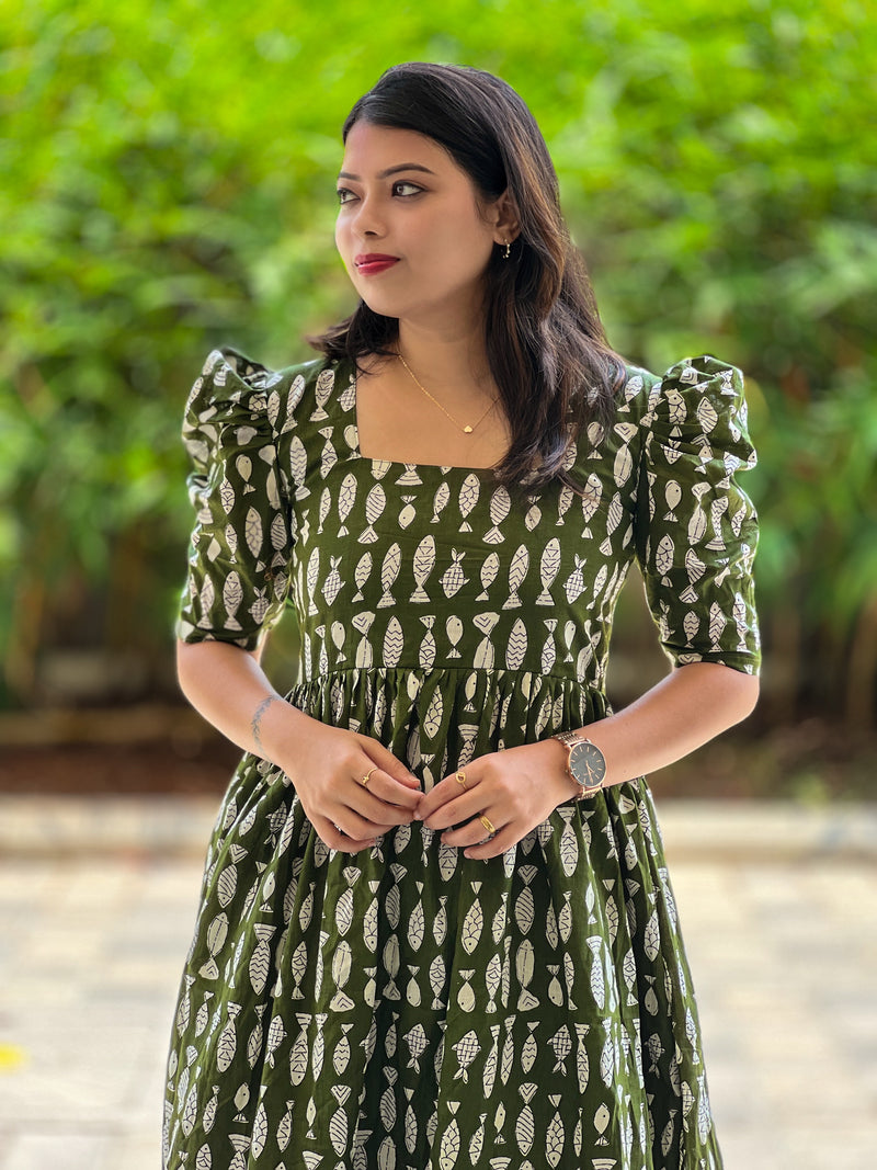 OLIVE LEAFISH MAXI