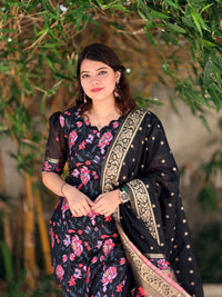 RUBINI CHANDERI SET
