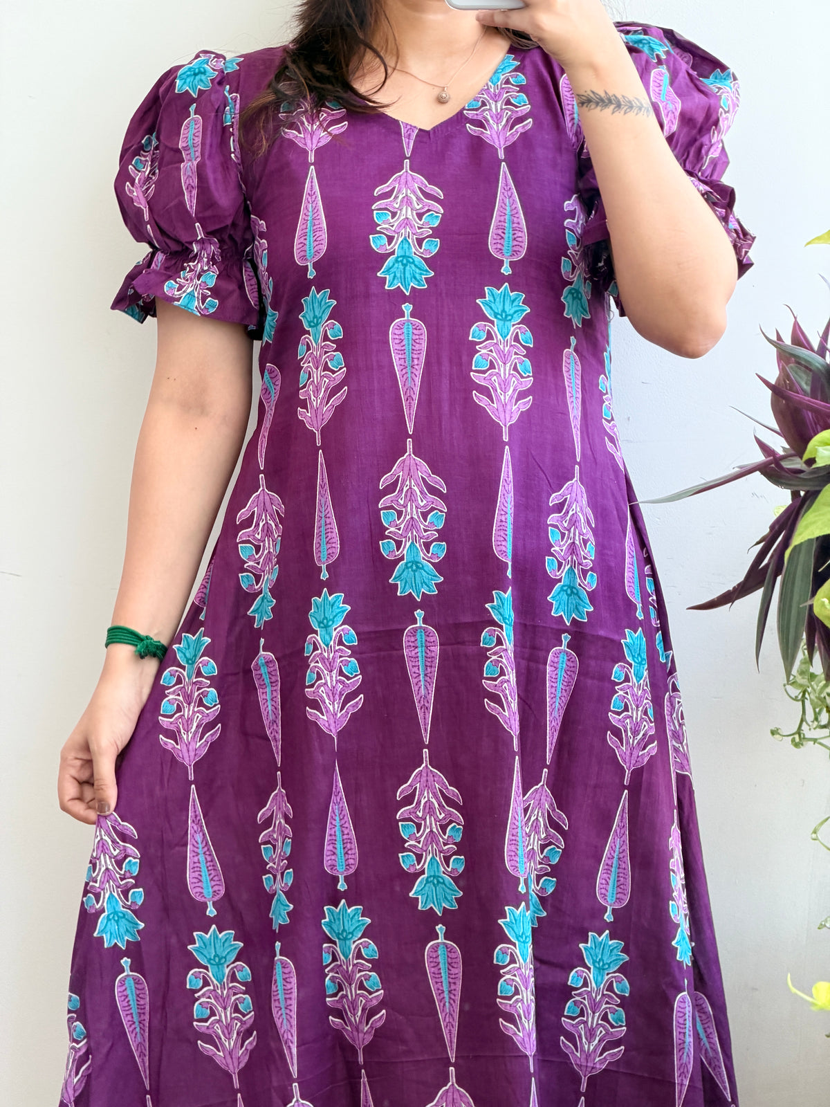 PLUM PETALS ALINE KURTI