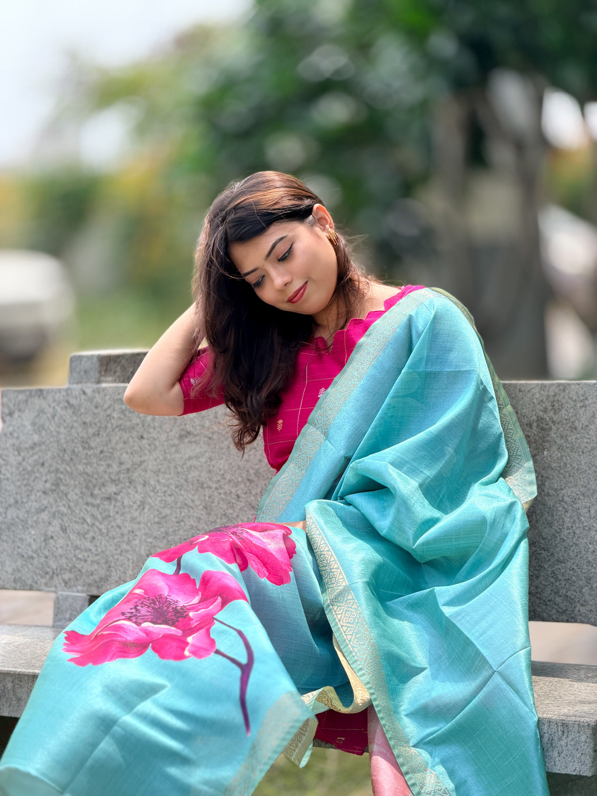 RAAGA FLORAL WEAVE