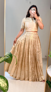 GOLDEN TISSUE BANARASI SET