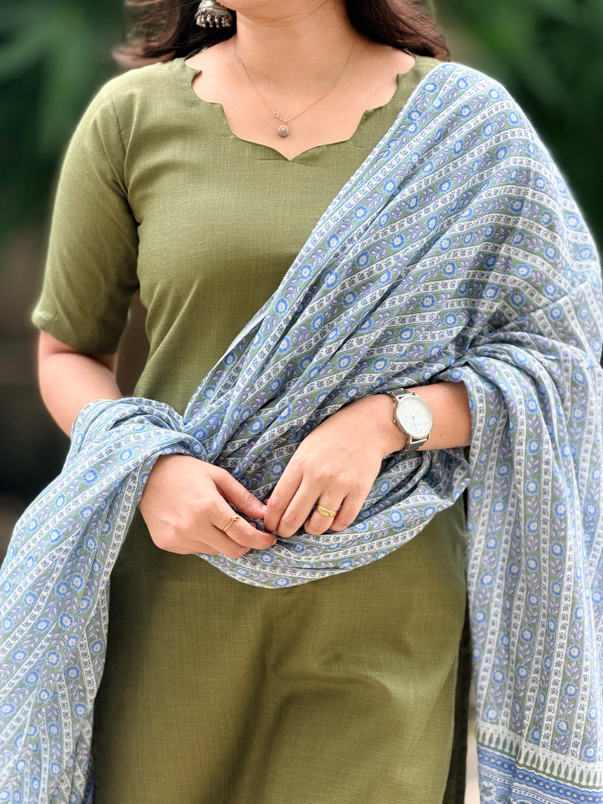 MEHANDHI MIST LINEN SET