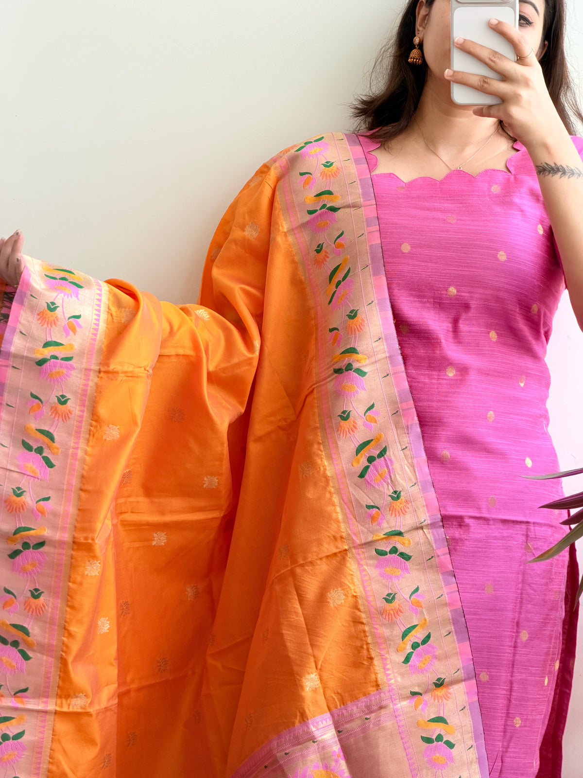 RASIKA ( PINK & YELLOW )
