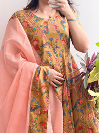 HONEY LOTUS ANARKALI SET