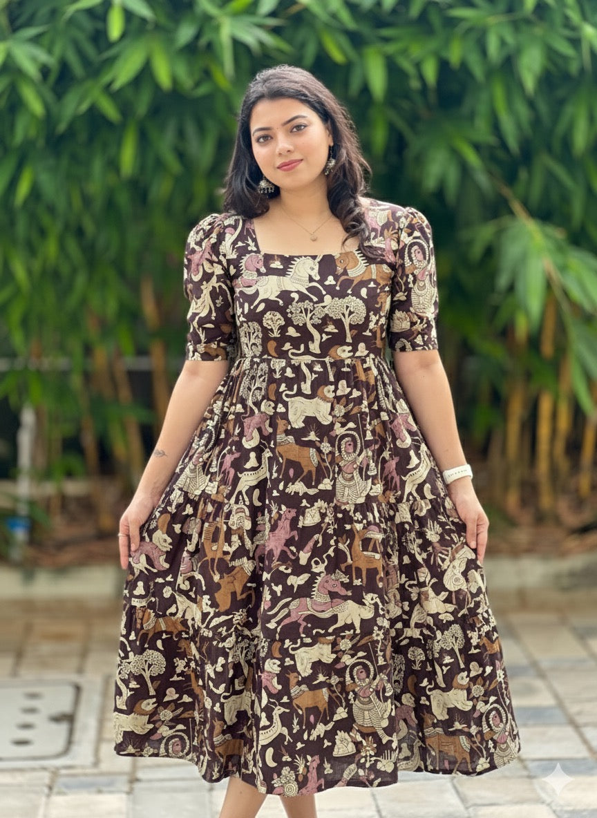 MADHAVI TIERED MAXI