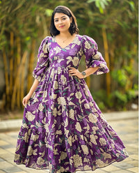 LILAC GARDEN DRESS