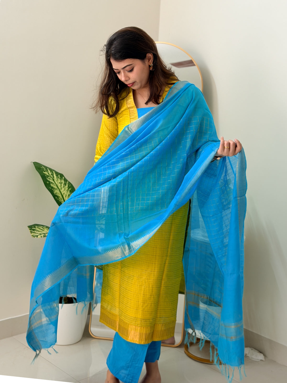 YADHANA ( LIME & BLUE )
