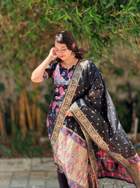 RUBINI CHANDERI SET