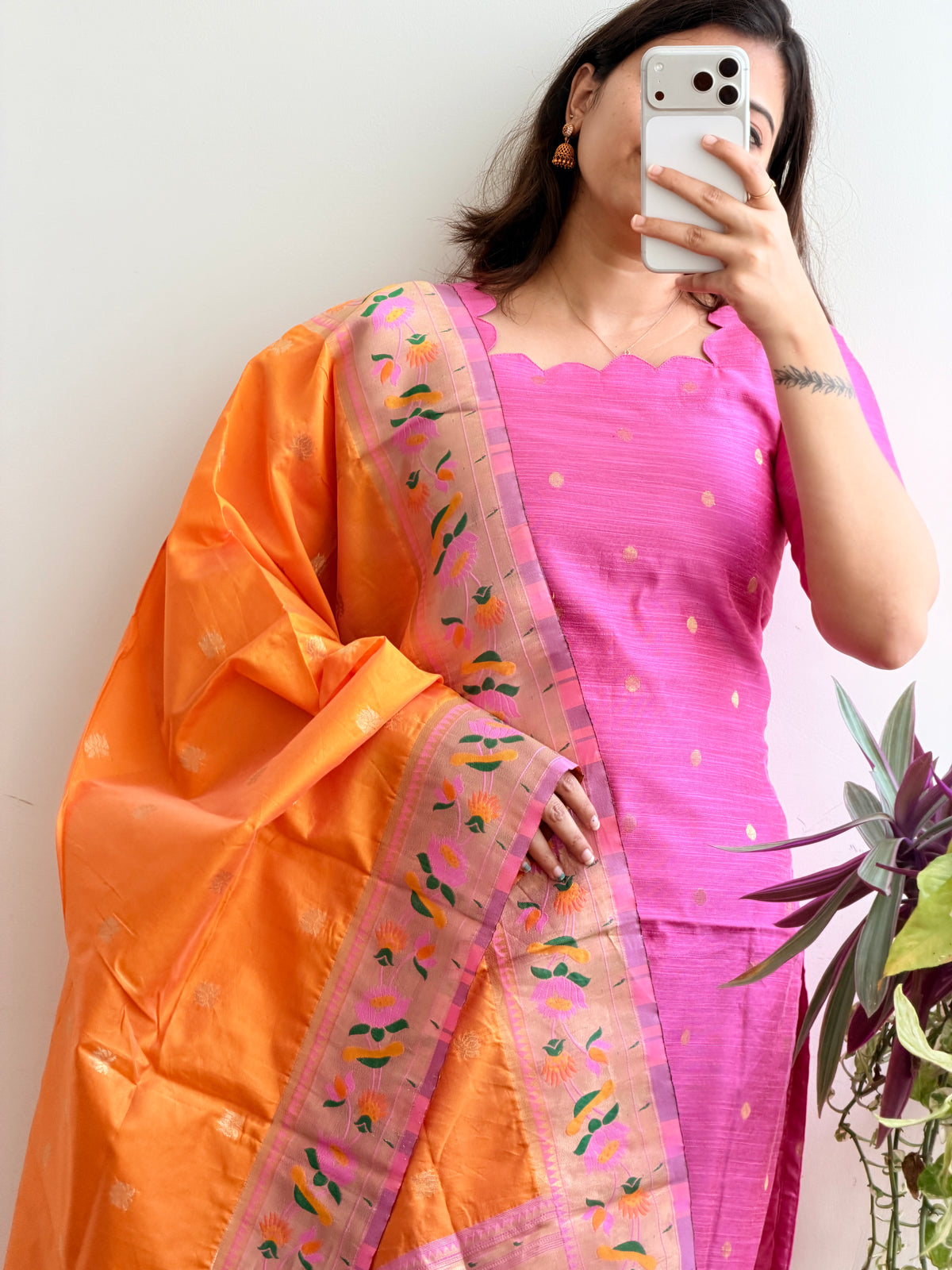 RASIKA ( PINK & YELLOW )