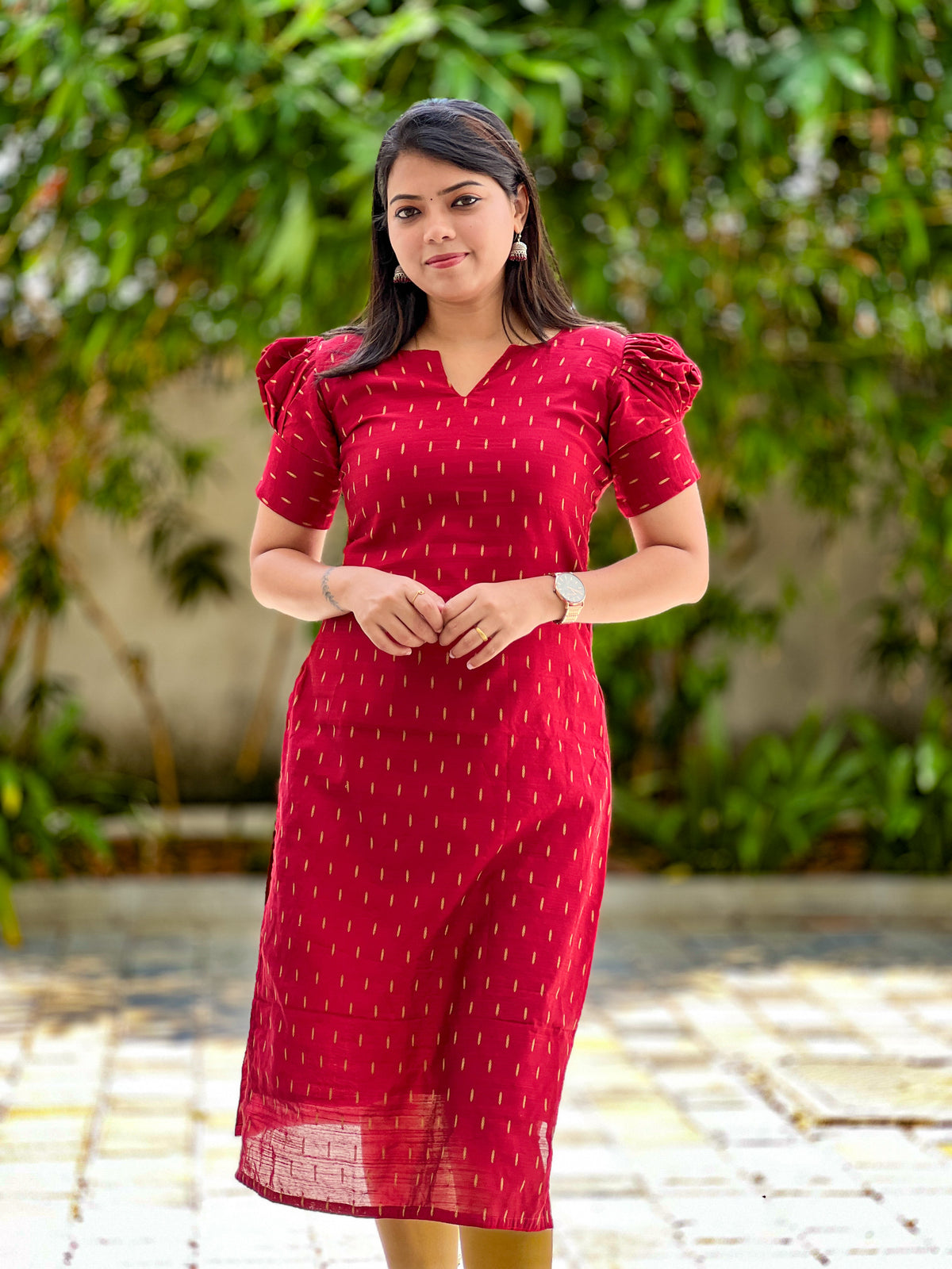 DHANYA (Reddish Maroon)